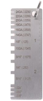 1Pcs Metal Diktemeter 0-10Mm Dial Diktemeter Leer Papier Dikte Meter Tester Voor Lederen Flim papier