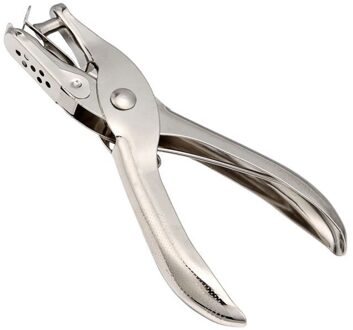 1Pcs Metalen Enkele Perforator Hand Papier Punch Een Gat Scrapbooking Stoten Ticket Ambachtelijke Puncher