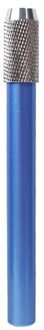 1Pcs Metalen Potlood Verlengd Extender Houder Multi Color Art Schets Potlood Lengthing Topper School Office Supply blauw