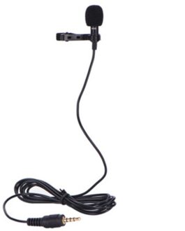 1Pcs Microfoon Clip-On Kraag Tie Mobiele Telefoon Lavalier Microfoon Mic Voor Ios Android Mobiele Telefoon Laptop Tablet opname