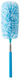 1Pcs Microvezel Hand Duster Wasbare Afstoffen Borstel Schoonmaak Tool 80Cm/31.5Inch Uitschuifbare Poetsdoeken Voor Schoonmaken Thuis blauw