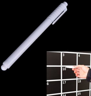 1Pcs Milieuvriendelijke Witte Inkt Liquid Chalk Marker Pen Voor Krijtbord Blackboar Glas Venster School Kantoor