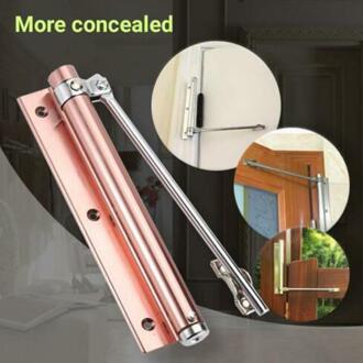 1Pcs Mini Automatische Sluiting Deurdranger Enkele Lente Hardware Sterkte Fire Deur Nominale Willekeurige Gemonteerd Kleur Verstelbare U9M7