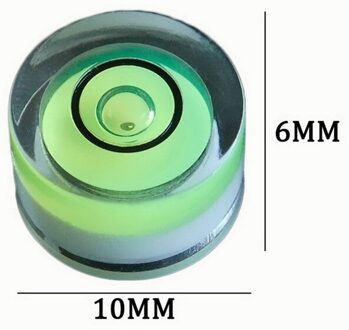 1Pcs Mini Bubble Ronde Accessoires Voor Spirit Meetinstrument Compact Te Dragen