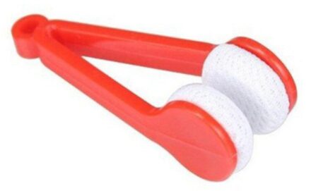 1Pcs Mini Microfiber Ultra-Zachte Bril Wrijven Bril Borstel Zachte Zon Bril Cleaner Lenzenvloeistof Cleaning Tools