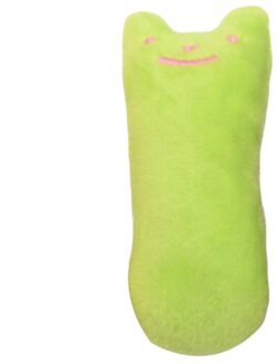 1Pcs Mooie Stijl Interactieve Fancy Kattenkruid Kat Kussen Speelgoed Tanden Slijpen Klauwen Voor Huisdieren Grappig Speelgoed groen