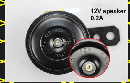 1Pcs Motorfiets Hoorn Luid Druk Waterdicht 105db Luchthoorn Loudnes Voor Motorfiets Elektrische Auto Driewieler Motorfiets Deel 12V
