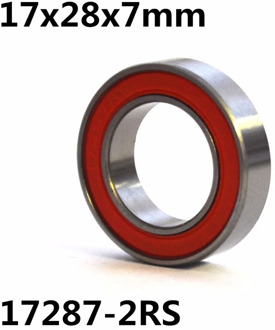 1pcs MR17287-2RS 17x28x7 mm GCR15 ball bearing bike wheels bottom bracket repair bearing