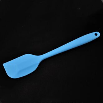 1Pcs Multicolor Food Grade Non Stick Boter Koken Siliconen Spatel Cookie Pastry Schraper Taart Bakken Spatel Siliconen Spatel bakvormen blauw