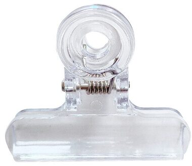 1Pcs Multifunctionele Clip Mini Transparante Clip Home Storage Organisatie Wasknijpers Zwaluwstaart Clip Documenten Papier Werk Clip 31mm transparant