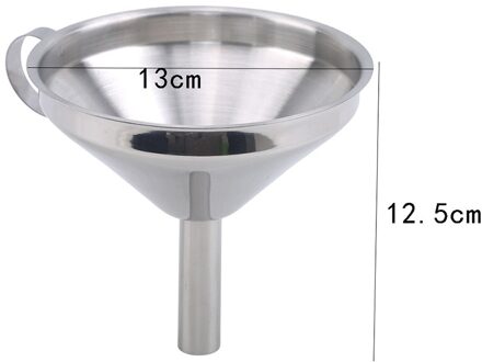 1Pcs Multifunctionele Roestvrijstalen Keuken Trechter Filter Afneembaar En Te Schoon Trechter Keuken Olie Honing Trechter