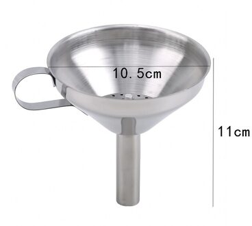 1Pcs Multifunctionele Roestvrijstalen Keuken Trechter Filter Afneembaar En Te Schoon Trechter Keuken Olie Honing Trechter