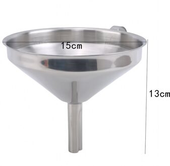 1Pcs Multifunctionele Roestvrijstalen Keuken Trechter Filter Afneembaar En Te Schoon Trechter Keuken Olie Honing Trechter