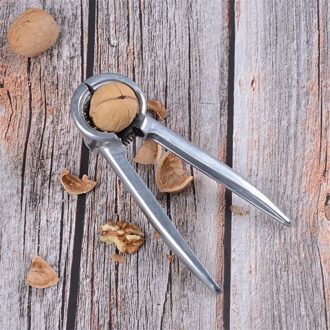 1Pcs Multifunctionele Trechtervormige Zaagtand Walnoot Tang Aluminium Walnoot Klem Huishouden Keuken Tool