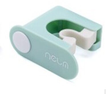 1Pcs Muur Gemonteerde Mop Opbergrek Haren Bezem Hanger Huishouden Opbergrek Badkamer Stro Haak groen