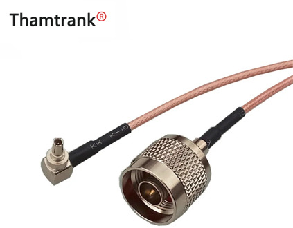 1PCS N Male Plug to CRC9 Male Right Angle Connector RG316 Pigtail Cable Assembly CRC9 to N Plug RF Coaxial Cable