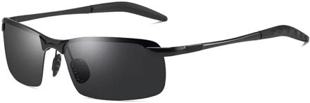 1Pcs Nachtzicht Gepolariseerde Zonnebril High Definition Zonnebril Vrouwen Mannen Outdoor Vissen Lenzenvloeistof Unisex Driver Bril zwart