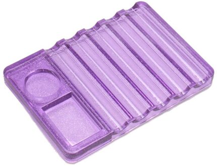 1Pcs Nail Art Schilderen Pen Brush Stand Rack Plastic Borstel Houder Voor Diy Manicure Nagels Carving Tekening Potloden Borstels 5 Kleuren 04