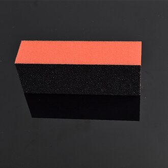 1Pcs Nail Art Zwarte Uv Gel Polijsten Schuren Spons Buffing Buffering Bestand Blok Schuim Schuurpapier Manicure Gereedschap
