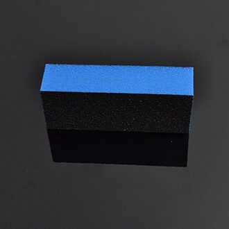 1Pcs Nail Art Zwarte Uv Gel Polijsten Schuren Spons Buffing Buffering Bestand Blok Schuim Schuurpapier Manicure Gereedschap