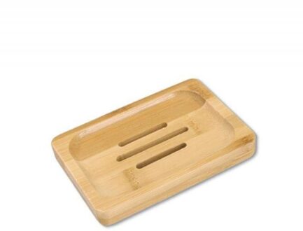 1Pcs Natuurlijke Bamboe Zeepkist Hout Zeepbakje Houder Badkamer Zeepbakje Plaat Opbergrek Badkamer Accessoires 01