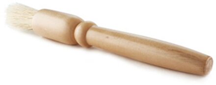 1Pcs Natuurlijke Haren Koffie Borstel Koffiemolen Borstel Met Houten Handvat Voor Bean Korrel Koffie Tool