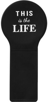 1Pcs Nordic Decor Stijl Draagbare Toilet Seat Cover Lifter Sanitaire Closestool Seat Cover Lift Handvat Voor Reizen Thuis Badkamer zwart