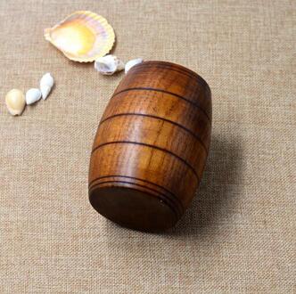 1Pcs Novelty Bier Cup Houten Bier Mokken Milieuvriendelijke Servies Luxe Bier Emmer Dining Kopjes Bar Drinkware 260Ml