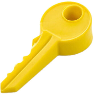 1Pcs Novelty Stopper Siliconen Rubber Key Decor Deur Stop Wedge Deurstopper Sleutel Home Decor Baby Vinger Veiligheid bescherming geel