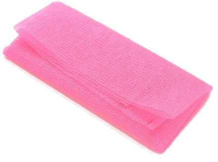 1Pcs Nylon Japanse Exfoliërende Schoonheid Huid Bad Douche Wash Doek Handdoek Terug Scrub 3 Kleuren Handdoek Sponzen & Schrobmachines roze