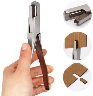 1Pcs Oor Tang Tang Rvs U-Vormige En V-Vormige Varken Oormerk Tang Ponsmachine boerderij Dieren Oor Apparatuur U vorm