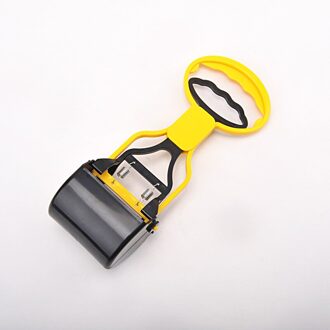 1pcs Opvouwbaar 30/60cm Hond Pooperscoopers Portable Huisdier Puppy Kat Kak Scoop Cleaner Pick Up Afval hond Levert geel s