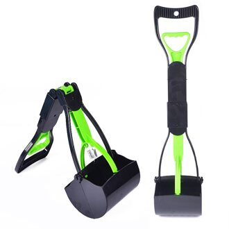 1pcs Opvouwbaar 30/60cm Hond Pooperscoopers Portable Huisdier Puppy Kat Kak Scoop Cleaner Pick Up Afval hond Levert groen m