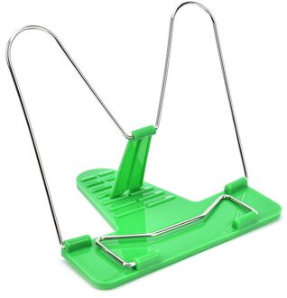 1Pcs Opvouwbaar Reading Boek Stand Verstelbare Document Boek Houder Base Lezen Boekenplank Recept Plank Kantoor Schoolbenodigdheden groen