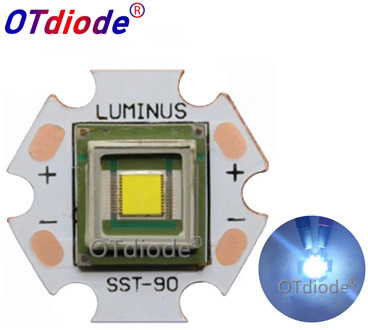 1PCS Original Luminus SBT-90 SBT90 45W high power led lamp beads Red/Cold white Diode Stage light wick Projector Medical source