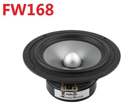 1Pcs Originele Fountek FW168 6.5 ''Woofer Speaker Driver Unit Aluminium Kegel Casting Aluminium Mand 8ohm 50W Rms d168mm Fs = 45Hz
