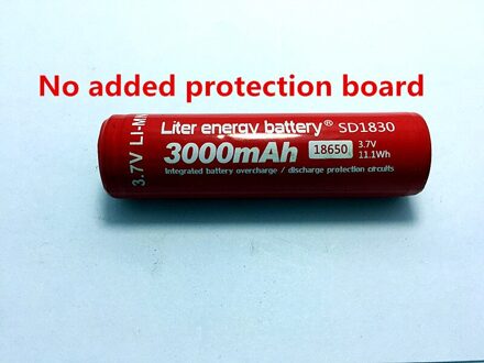 1PCS Originele Liter energie batterij 18650B SD18650 Oplaadbare Li-Ion batterij 3.7V 3000mAh nee added protection