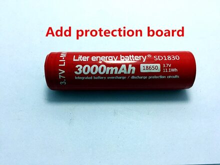 1PCS Originele Liter energie batterij 18650B SD18650 Oplaadbare Li-Ion batterij 3.7V 3000mAh protection