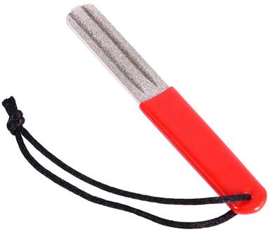 1Pcs Outdoor Mini Diamant Vis Haak Puntenslijper Vissen Haak Fly Haken Scherpen Slijper Hone Tool Vissen Hone Vliegt u9E1