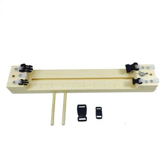 1Pcs Paraplu Touw Metalen Vlechten Frame Armband Braider Diy Paraplu Touw Armband Braider Paraplu Touw Vlechten Frame Zilver