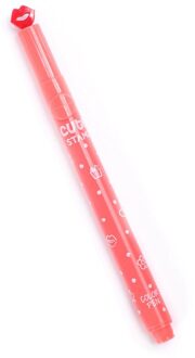 1pcs Patroon Aquarel Seal Markeerstift Leuke Creatieve Markeerstift 6 kleuren Kantoor Schoolbenodigdheden rood