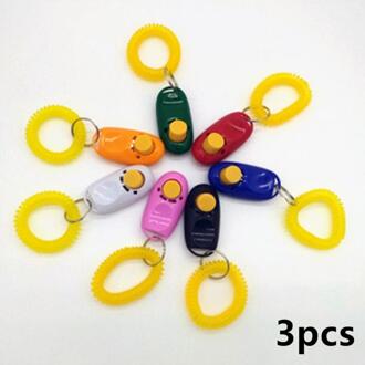 1Pcs Pet Hond Kat Training Whistle Trainer Huisdieren Hond Kat Huisdier Clicker Draagbare Training Guide Clicker Hond Levert 3stk
