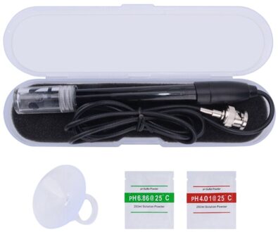 1Pcs Ph-201 Zwart Laboratorium Elektrode Elektrode Sensor Connector Sonde Ph Composiet Elektrode