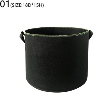 1Pcs Planten Bag Verdikte Planting Zak Non-woven Vilt Tree Planting Bag Black Beauty Planten Bag J6A2513