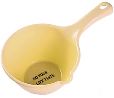 1Pcs Plastic Lepel Verdikte Water Scoop Keuken Lange Handvat Water Lepel Gebruikt Voor Keuken Accessoires Babybadkamer Gadgets licht koffie colo