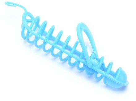 1Pcs Plastic Papegaai Feeder Mand Fruit Groente Plastic Voeden Baars Vogels Parkiet Kooi Voor Kleine Medium Grote Vogel Blauw