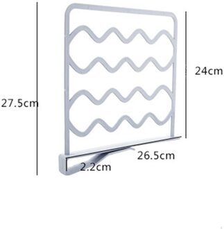 1Pcs Plastic Plank Verdelers Kledingkast Gelaagde Separator Plaat Spatbord Kast Planken Voor Doos Warwdore Kleding Organizer