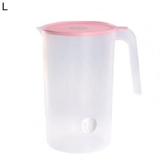 1Pcs Plastic Werper Grote Capaciteit Te Schoon Pp Plastic Water Potten Uitpersen Pitcher Voor Gezondheid Leven Keuken Eetkamer tool roze 2500ml
