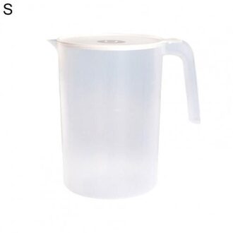 1Pcs Plastic Werper Grote Capaciteit Te Schoon Pp Plastic Water Potten Uitpersen Pitcher Voor Gezondheid Leven Keuken Eetkamer tool wit 2000ml
