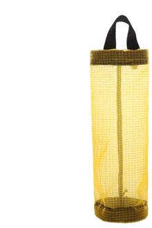 1Pcs Plastic Zak Houder Dispenser Opknoping Opslag 3 Kleur Trash Vuilniszak Voor Huishoudelijke Keuken Organizer Tassen geel